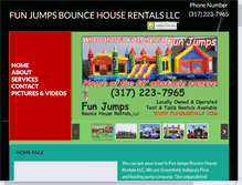 Tablet Screenshot of funjumpsllc.com